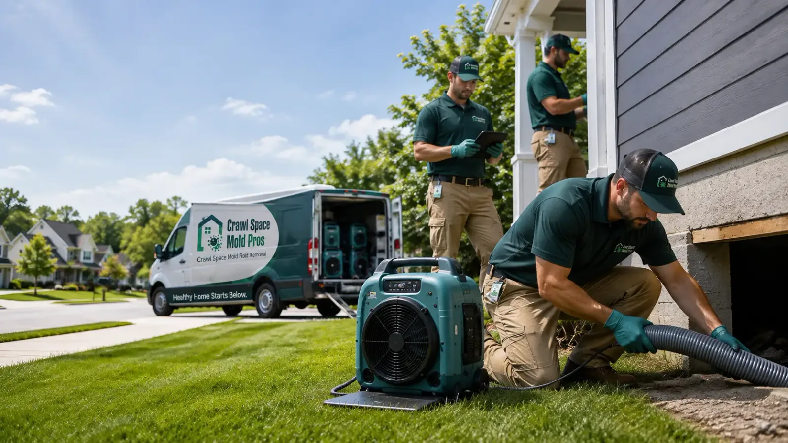 Crawl Space Mold Removal in Fordyce, NE